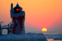 South Haven Winter Sunset