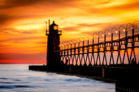 South Haven Pier Sunset